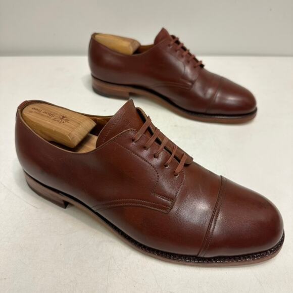 FULLY RESOLED Edward Green Coniston Cap Toe Derby Made in England UK 8.5 US 9.5 main image 10
